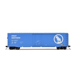 Rivarossi Great Northern Railroad Box Car with Plug Door Running Number #36887 HO Scale Train Rolling Stock HR6634D