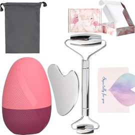Ice Roller Facial,Herramienta Exfoliante Facial con Propiedades Descongestionantes, Apta para el Rostro y las Manos. San Valentín, Navidad, Día de la 