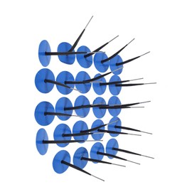 CYSFETENA 24 Stück Reifenreparaturset Auto, 5mm Pilz-Flickstopfen Autoreifen Reparaturset für Auto, Motorrad, LKW und landwirtschaftliche Reifen, für dauerhafte Reparaturen