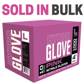 4 MIL Pink Nitrile Gloves | Case of 1000 | Thick Heavy Duty, Powder Free, Latex-Free, Exam Grade, Food Safe (SMALL (PACK OF 1000))