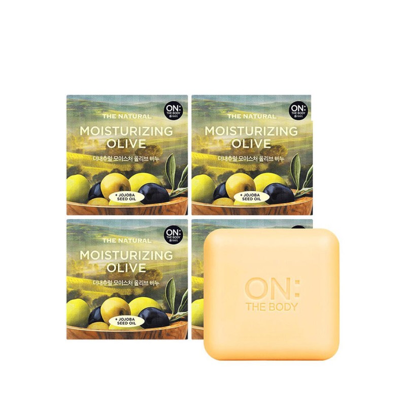 On The Body 온더바디 더 내추럴 올리브비누 90g 4입 On