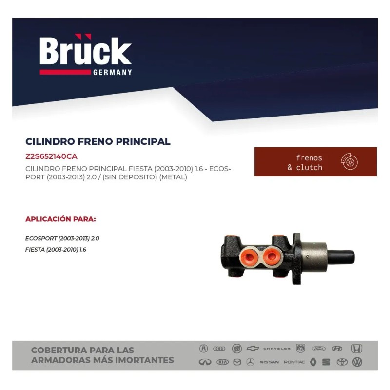Cilindro Maestro Bomba Freno Ford Ecosport 2006