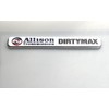 Pair Set Dirtymax Allison Transmission Emblems Badge Sticker Replacement For