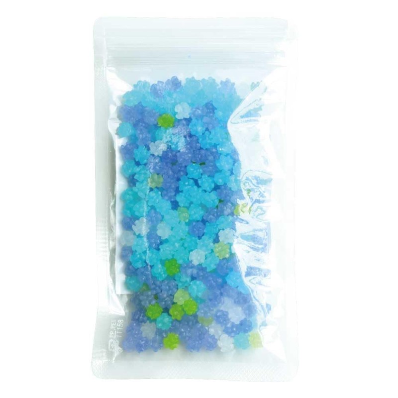 Okada-en Flower Konpeito Confectionery, Forget-Not-Not, 1 Bag, 3.5 oz (100