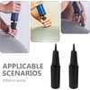 Bomba Manual para Balones de Ejercicio 2 Piezas Negra Pp