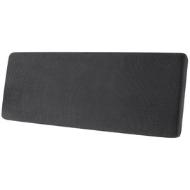 Sofa Seat Cushion Cover, Sofa Seat Cushion Cover, Stretch, Elastic Cushion Covers, Cover for Sofa Seat Cushion, Non-Slip Fabric Tartan (Dark Grey, 3-Seater)