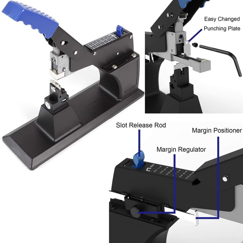 Heavy Duty Saddle Stitch Stapler - Manual Binding Machine With