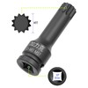 FOCMKEAS 1/2-Inch Drive x M17(17mm) Impact XZN Triple Square Spline