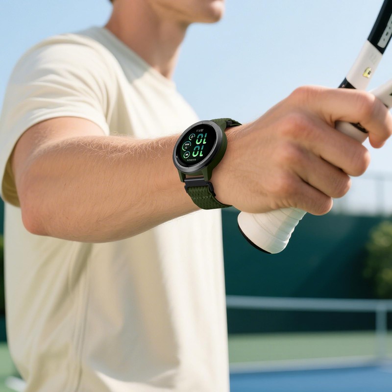 GEAK Stretchy Nylon Watch Bands Compatible with Garmin Venu Sq/Venu
