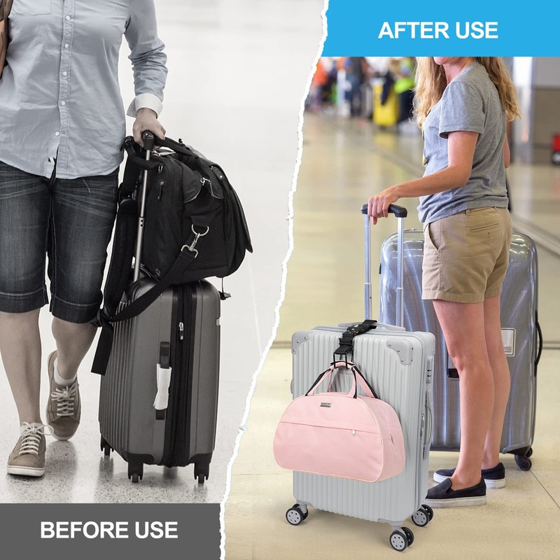 Exshoiu Luggage Hook Strap, Luggage J Hooks to Add a