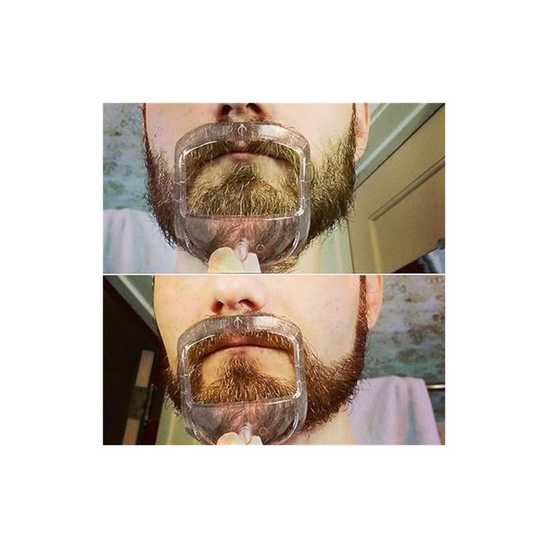 Beard Shaper Goatee Moustache Grooming Tool Facial Hair Styling Template