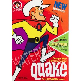 1970s Quake Cowboy Cereal High Quality Metal Magnet 2.7x4 inches 8916
