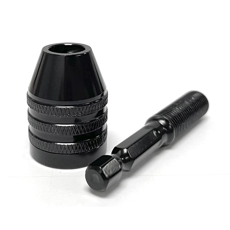 Mesee 0.3-6.5mm Keyless Drill Chuck, Quick Change 3-Jaw Chuck Adapter