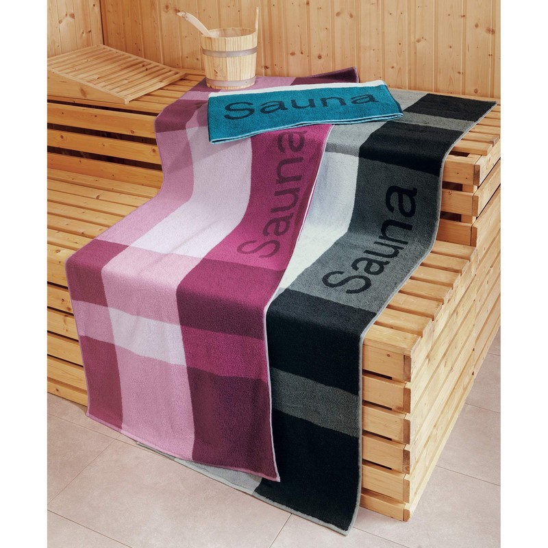 Erwin Müller Sauna Towel Terry 80 x 200 cm Anthracite