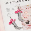Rhinestone Western Boots Independence Earring Cowgirl Cowboy Enamel Hat Bohemian