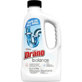 Drano Drain Clog Remover, Non-Corrosive, Safe on Pipes, 32 oz