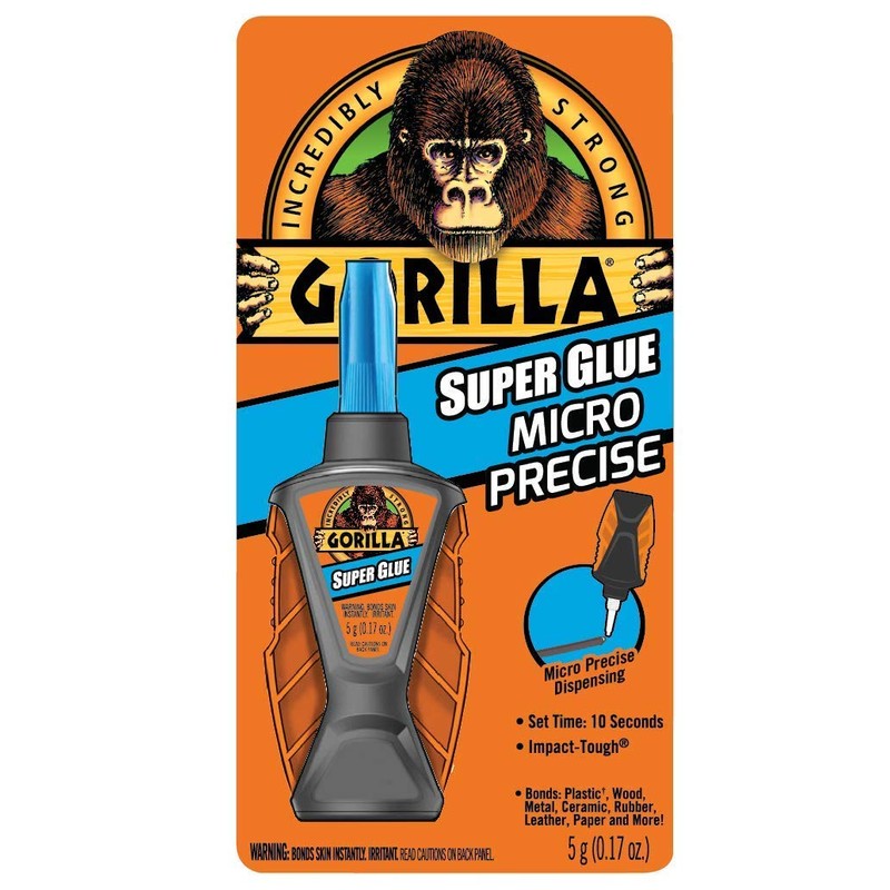 Gorilla 6770002 Micro Precise Super Glue, 5g, Clear - 5