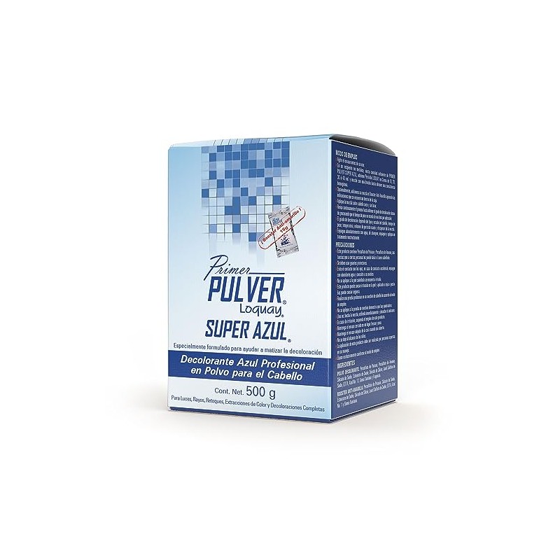 DECOLORANTE PULVER POLVO AZUL LOQUAY