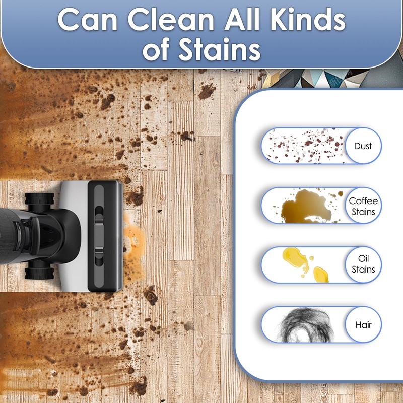 【Version 2, Detachable】(2 Pack) Floor One S9 Artist Pro Replacement