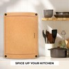 Freshware Wood Cutting Board for Kitchen, Juice Groove, Non-Slip Silicone