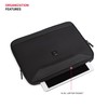 SwissGear Padded Zippered Laptop Sleeve, Micro-Twill Laptop Case with Fleece