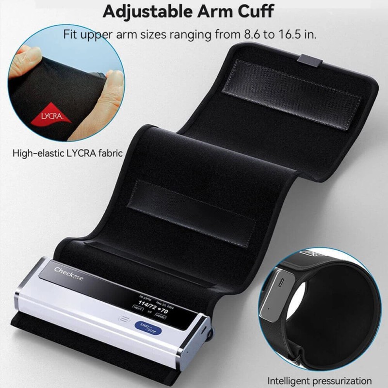 Checkme Blood Pressure Monitor for Home Use Upper Arm Bluetooth