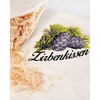 Swiss pine cushion with ticking 40 x 40 cm filled