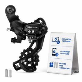 Tourney RD-TY300 Rear Derailleur, 6/7 Speed Direct Mount, Video Guides