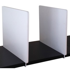 DR. ORGANIZER 51440 2 pc Shelf Divider, White Wood