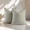 CPC 20x20 in Throw Pillow Covers for Farmhouse, Neutral Decorative