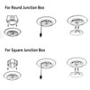 JULLISON 20 Packs 6 Inch LED Low Profile Recessed &