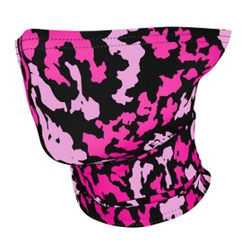 Millenti Neck Gaiter Pink Balaclava - Women Headband, Womens Sweatband & Sports Headbands for Running, Cycling, Yoga, Basketball (Classic Camo) Pink Headwear G05UP