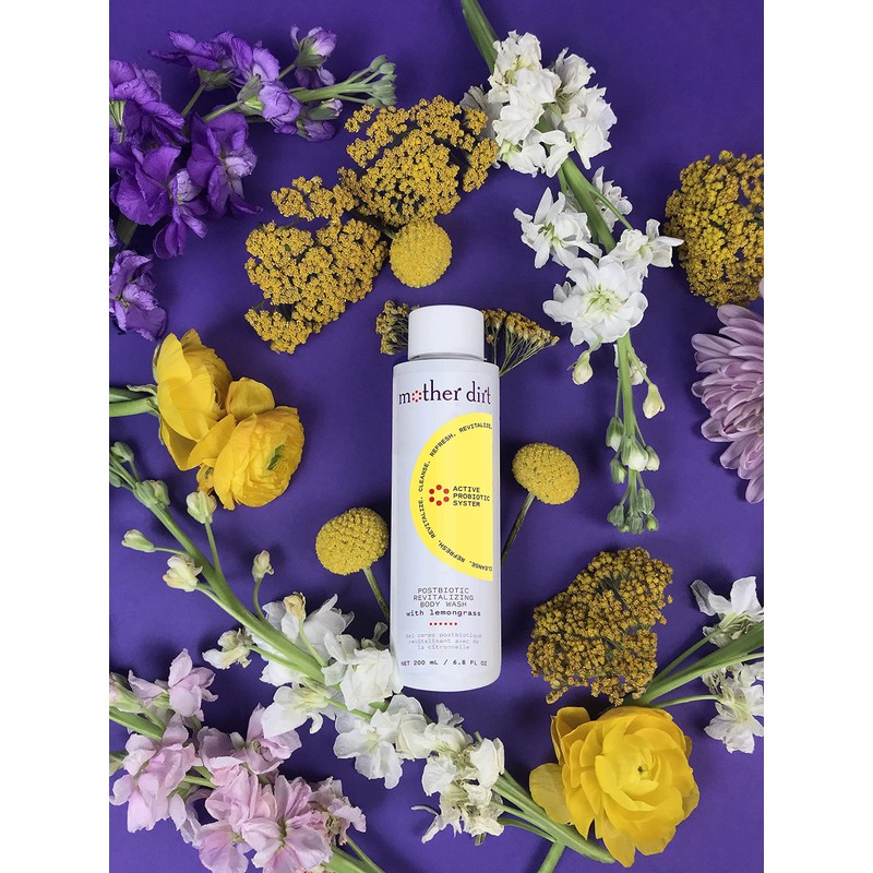 Mother Dirt Body Wash, Microbiome Friendly, Plant-Based, Preservative Free, 6.8