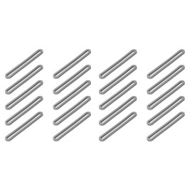 MULTIBROS 20 x Rubber Tension Rings for Tent & Awning - Durable Square Rubber Rings | Perfect for Tent Tension & Secure Hold | 130 x 5 x 5 mm