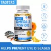 Taoters Omega 3 Fish Oil Supplements - Protect Against Free Radicals, Enhance Memory