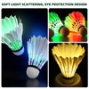 10 pieces LED badminton balls, badminton shuttlecocks made of goose