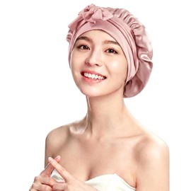 OEH Silk Night Cap, For Short Hair, 100% Silk, 19 Momme, Won't Shed Until Morning, Moisturizing Beautiful Hair, Prevents Bedheads, For Sleeping, Moisturizing and Beautiful Hair, Present, Friction