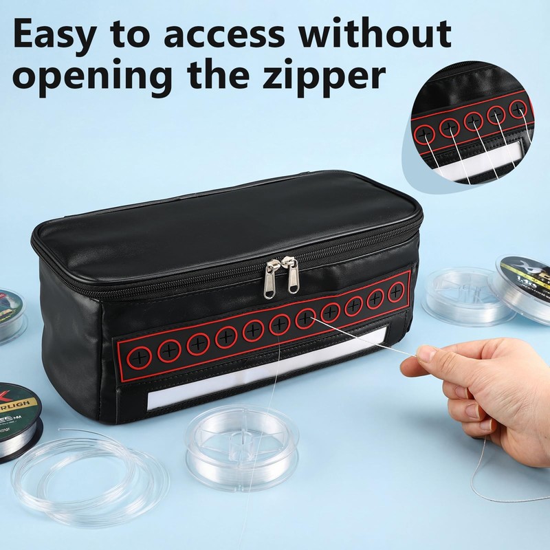 Sunnymove Fishing Line Management Bag Portable Waterproof Reel Gear Bag