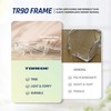 TOREGE Stylish Safety Glasses For Men, Clear Safety Goggles With