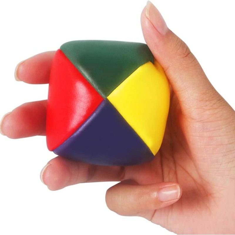 NATSUX Pelotas de Malabarismo de Juguetes,5 Piezas Multicolor,Bolas De Malabares