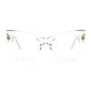 Zeelool Stylish Cat Eye Blue Light Blocking Glasses for Women