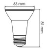 Tecnolite LAMPARA LED PAR 7W3000KE27500LM