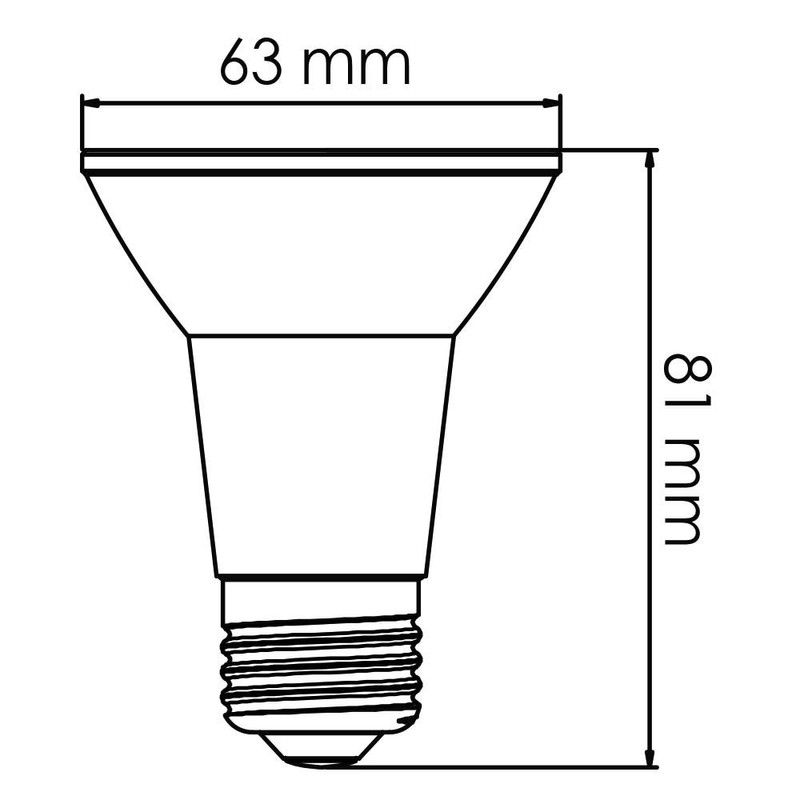 Tecnolite LAMPARA LED PAR 7W3000KE27500LM