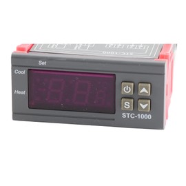 STC-1000 All-Purpose Digital Temperature Controller, Cooling and Heating Thermostat with NTC Sensor for Homebrewing Brew Fermenter Fridge Incubator Greenhouse(AC110~220V), Thermostat