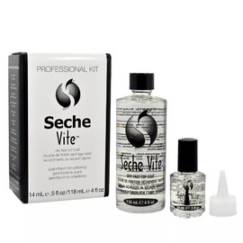 Seche Vite Dry Fast Top Coat Professional Refill Kit 4oz +0.5oz Brand New 2023