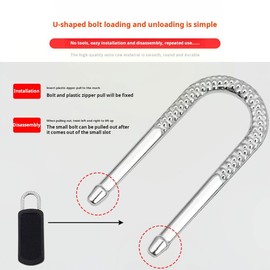AIXXCUVQ 20pcs Rust-Resistant Detachable Zipper Puller Long-Lasting And Will Not Easily Fade Or Break. ABS Zipper Slider, Grey