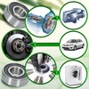 Universal Ball Bearings 6004 2RS 20 x 42 x 12