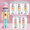 TUTHKOTH Articulated Rainbow Nutcracker Statue for Adults - 10.2 Inch