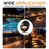 CLOUDY BAY [12 Pack] 3CCT Low Voltage LED Deck Lights