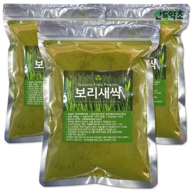 Barley sprout powder 300gx3 pack Barley sprout Barley shoot Jeju Island / 새싹보리 분말 300gx3팩 보리새싹 보리순 제주도